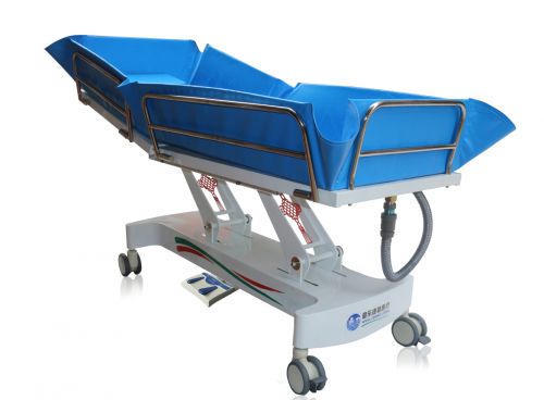 電動(dòng)靠背升降式沐浴推床