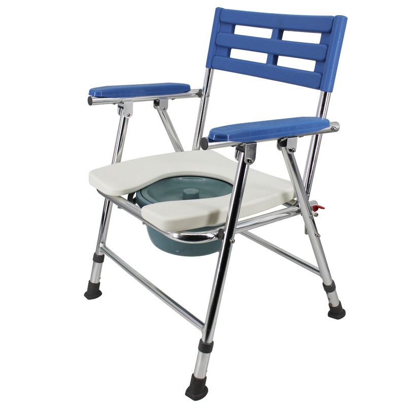 Shower toilet chair-