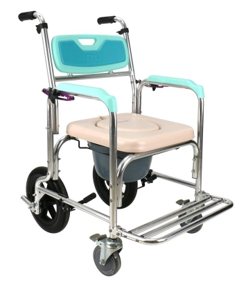 Wheeled toilet car-