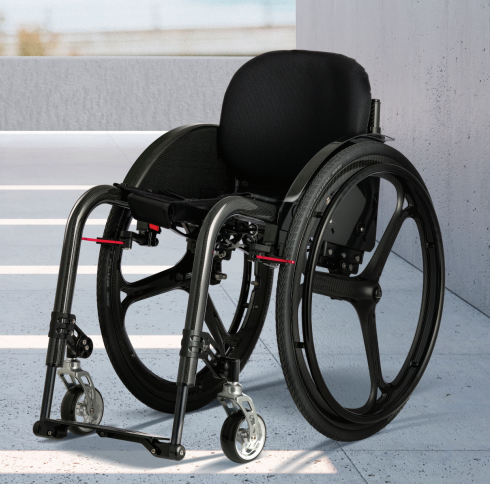F1 Invisible Double Folding Frame Wheelchair-