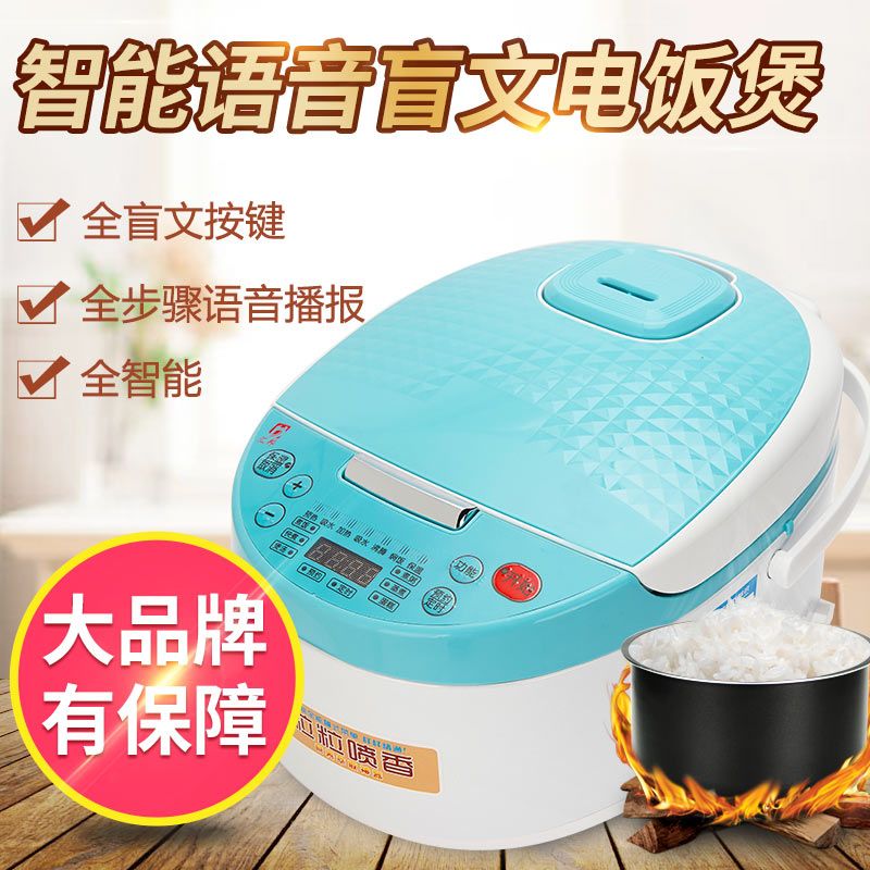 智能語(yǔ)音帶盲文電飯煲-