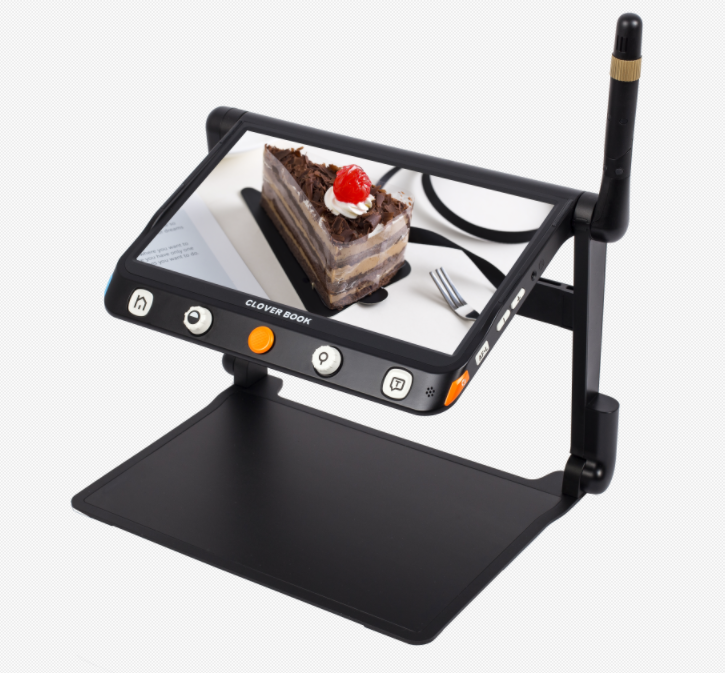 CloverBook portable video magnifier-