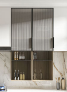 Electric linear lifting cabinets-