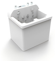 Lower limb vortex bubble bath tank-