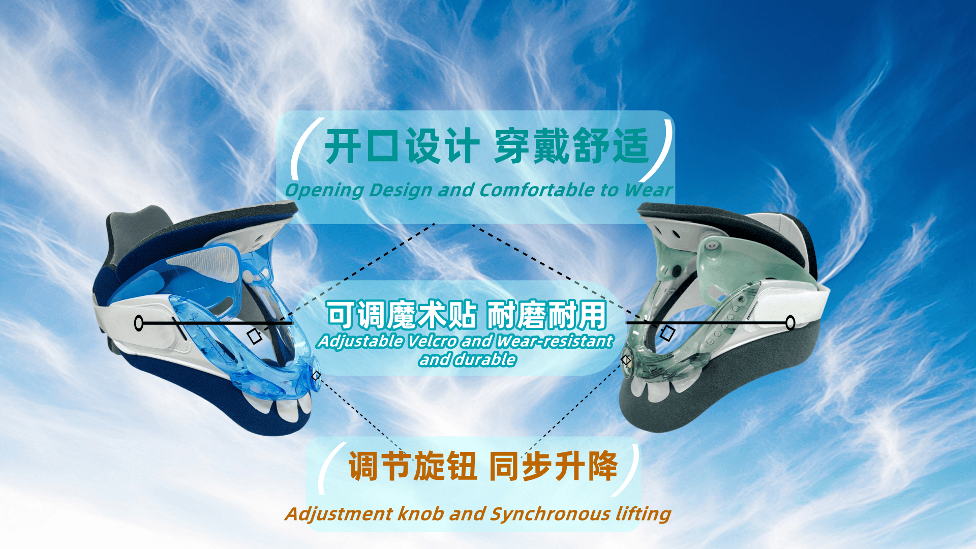 可調(diào)節(jié)式頸托