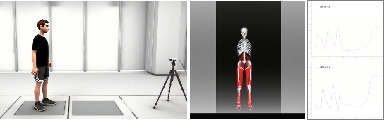 基于無(wú)標(biāo)記運(yùn)動(dòng)捕獲的人體下肢生物力學(xué)分析系統(tǒng)